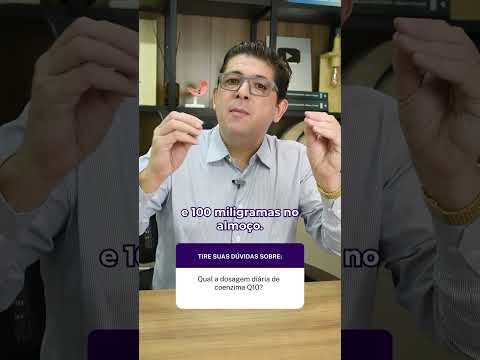 Qual a dosagem diária de coenzima Q10?