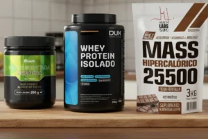Suplementos para ganhar massa muscular rápido